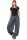 Pumphose low waist mit Holzzierknöpfen (dunkelgrau 34-40)