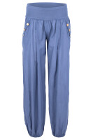 Pumphose low waist mit Holzzierknöpfen (jeansblau 34-40)