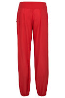 Pumphose low waist mit Holzzierknöpfen (rot 34-40)