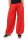 Pumphose low waist mit Holzzierknöpfen (rot 34-40)