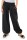 Pumphose low waist mit Holzzierknöpfen (schwarz 34-40)