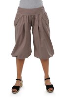 Pumphose Capri mit Holzzierknöpfen (fango 34-40)