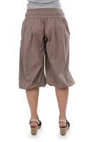 Pumphose Capri mit Holzzierknöpfen (fango 34-40)