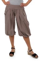 Pumphose Capri mit Holzzierknöpfen (fango 34-40)