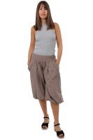 Pumphose Capri mit Holzzierknöpfen (fango 34-40)