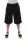 Pumphose Capri mit Holzzierknöpfen (schwarz 34-40)