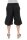Pumphose Capri mit Holzzierknöpfen (schwarz 34-40)