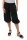 Pumphose Capri mit Holzzierknöpfen (schwarz 34-40)