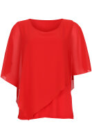 malito Damen Chiffonbluse asymmetrischer Schnitt 10732...