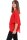 malito Damen Chiffonbluse asymmetrischer Schnitt 10732 (rot 34-44)