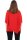 malito Damen Chiffonbluse asymmetrischer Schnitt 10732 (rot 34-44)