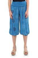 kurze Pumphose mit Print 7182 (petrol)