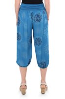 kurze Pumphose mit Print 7182 (petrol)