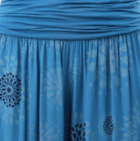 kurze Pumphose mit Print 7182 (petrol)