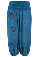 kurze Pumphose mit Print 7182 (petrol)