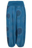 kurze Pumphose mit Print 7182 (petrol)