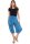 kurze Pumphose mit Print 7182 (petrol)