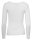 Basic Rundhals Langarmshirt Skinny Fit  1093 - Weiß S