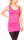 Extra langes Trägertop Skinny Fit  9002 - Pink