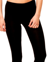 Basic Leggings lang  LG08 - Schwarz