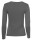 Basic Rundhals Langarmshirt Skinny Fit  1093 - Dunkelgrau M
