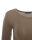 Basic Rundhals Langarmshirt Skinny Fit  1093 - Hellbraun S