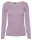 Basic Rundhals Langarmshirt Skinny Fit  1093 - Mauve S