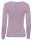Basic Rundhals Langarmshirt Skinny Fit  1093 - Mauve S