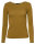 Basic Rundhals Langarmshirt Skinny Fit  1093 - Curry S