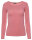 Basic Rundhals Langarmshirt Skinny Fit  1093 - Pfirsichrosa M