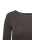 Basic Rundhals Langarmshirt Skinny Fit  1093 - Espresso L