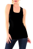 Classic Tanktop Skinny Fit  8002 - Schwarz