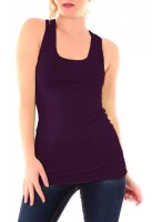 Classic Tanktop Skinny Fit  8002 - Violett