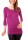 Basic 3/4 Arm Longshirt Skinny Fit  1098 - Helle Beere S/M