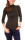 Basic Rollkragenshirt Langarm  3315 - Espresso