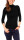 Basic Rollkragenshirt Langarm  3315 - Schwarz