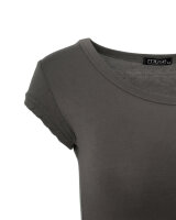 Basic Kurzarm T-Shirt Skinny Fit 1001 - Espresso M