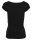 Basic Kurzarm T-Shirt Skinny Fit 1001 - Schwarz M