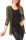 Mesh Cardigan Jäckchen transparent  7058 - Khaki