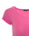 Basic Kurzarm T-Shirt Skinny Fit 1001 - Pink L