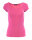 Basic Kurzarm T-Shirt Skinny Fit 1001 - Pink S
