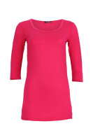 Basic 3/4 Arm Longshirt Skinny Fit  1098 - Dunkel Pink S/M