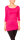 Basic 3/4 Arm Longshirt Skinny Fit  1098 - Dunkel Pink S/M