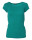Basic Kurzarm T-Shirt Skinny Fit 1001 - Tealblue L