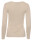 Basic Rundhals Langarmshirt Skinny Fit  1093 - Beige S