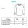 Langarm Longshirt mit Spitzensaum  0998 - Jeansblau S/M