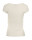 Basic Kurzarm T-Shirt Skinny Fit 1001 - Creme S