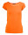 Basic Kurzarm T-Shirt Skinny Fit 1001 - Orange L