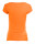 Basic Kurzarm T-Shirt Skinny Fit 1001 - Orange L