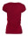 Basic Kurzarm T-Shirt Skinny Fit 1001 - Dunkelrot L